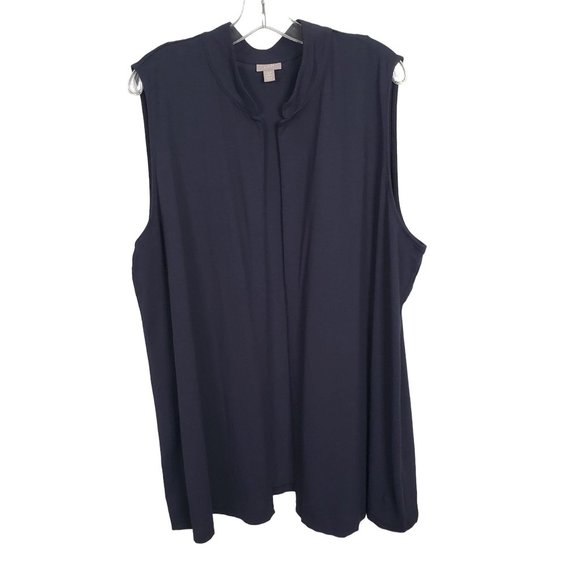 J. Jill Jackets & Blazers - J Jill Size 2X Vest Jacket Duster Jersey Knit Flowing Layer Draped Open Front